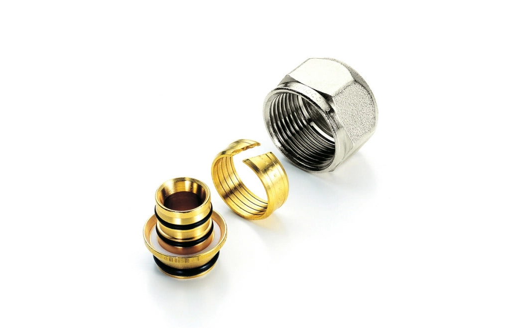 ADATTATORE PER TUBO MULTISTRATO NICHELATO- 20 x 2.5 - 3/4 x 18- TIEMM- pezzi 10