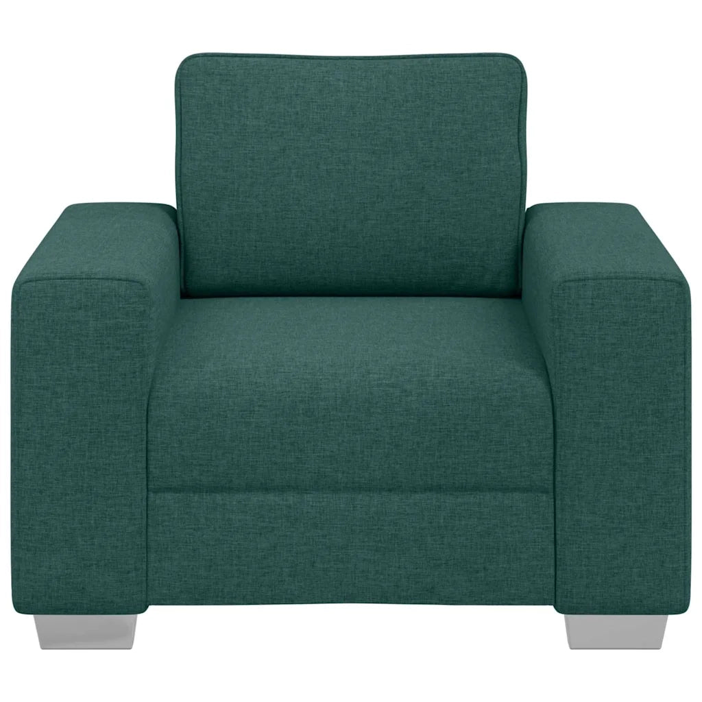 Poltrona | Sedia Relax Sofa Verde Scuro 100 cm Tessuto