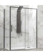 Box doccia LEA 400 110x70 x200 cm profilo nero