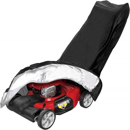 Hoe per motocultore - Protezione UV - Impermeabile e resistente alla polvere - 210D poliestere - 190 x ... con tasca di stoccaggio