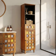 Mobile da Bagno con cassetto con porta Noce 38 x 33 x 160 cm 4018246