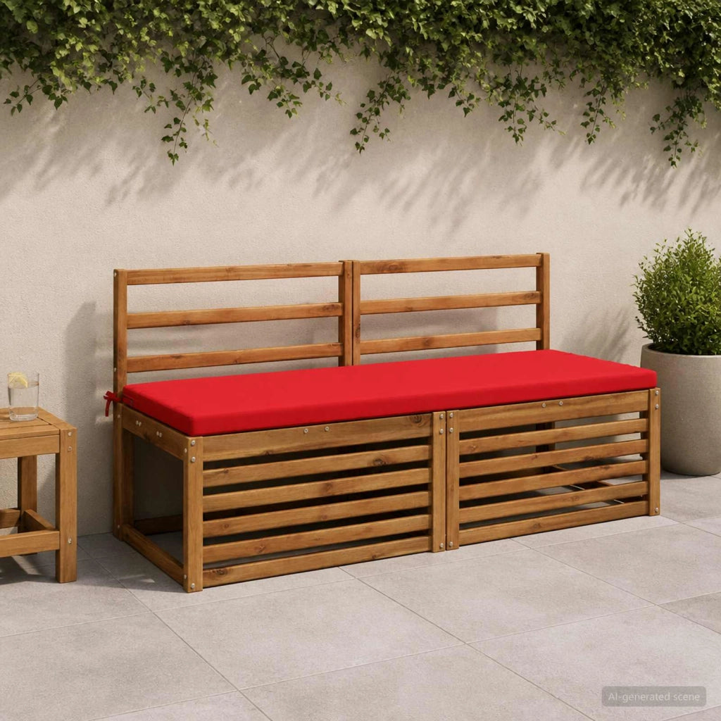 Cuscino per panchina SOEST 100% Poliestere Rosso 949478