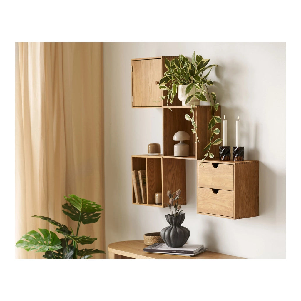 Mensola Townsville 1, Marrone, Legno, 30x18x30 cm