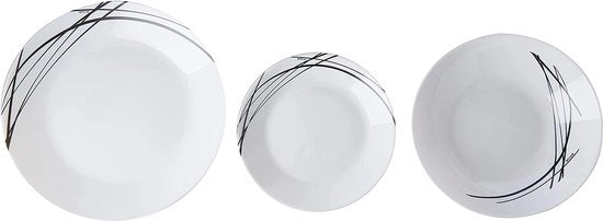Set di piatti e tazze in materiali rinnovabili