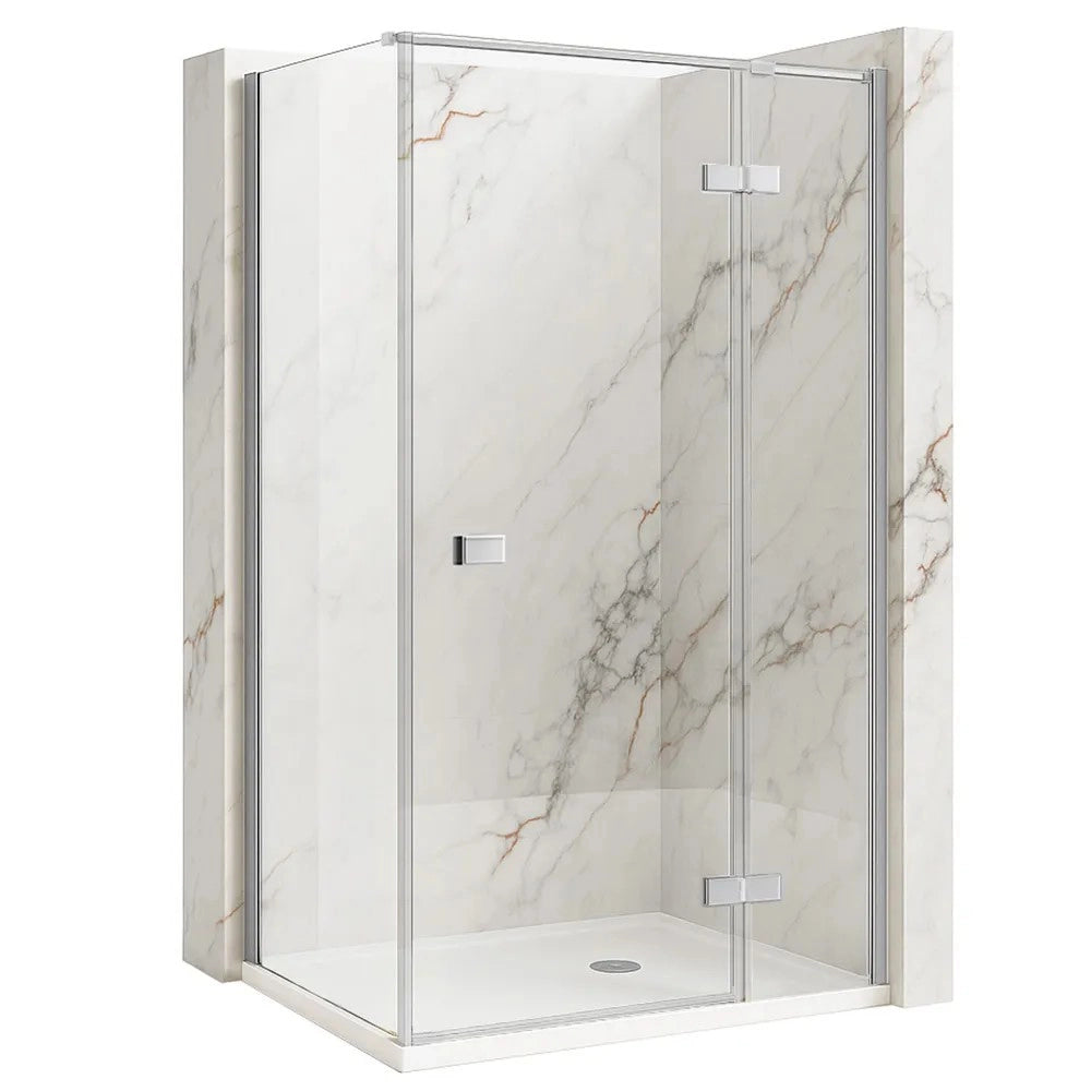 Cabina Doccia Rea Atlas 90x100 Chrome destra