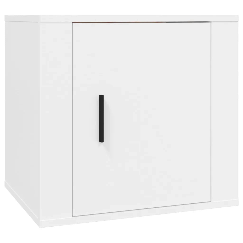 Comodini 2 pz Bianca 50x39x47 cm 816689