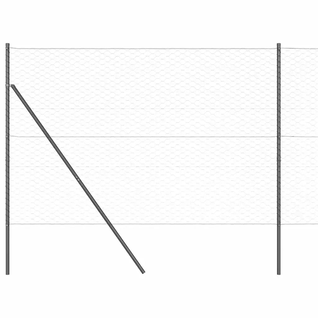 Palo della recinzione | Pannello per recinzione Grigio