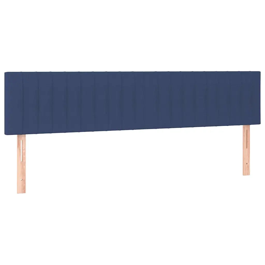 Giroletto a Molle con Materasso Blu 200x200 cm in Tessuto 3126435