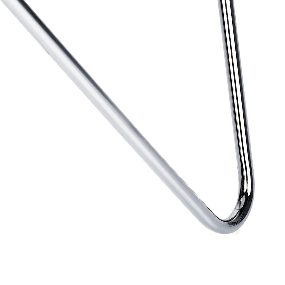 Tavolino Piano In Vetro Temperato Bianco Gambe A Forcella In Metallo Argento Forma Rotonda