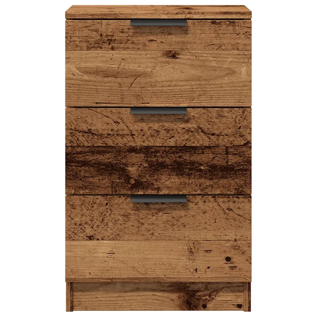Comodino-Tavolino da notte Legno Vecchio 40x36x65 cm in Legno Multistrato 102973
