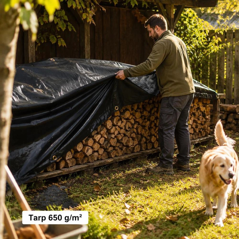 Tarpaulin 650 G/square Meter 3.5x5 M