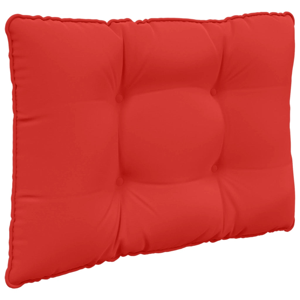 Cuscino per divano da esterno 2 pcs Rosso Poliestere 900784
