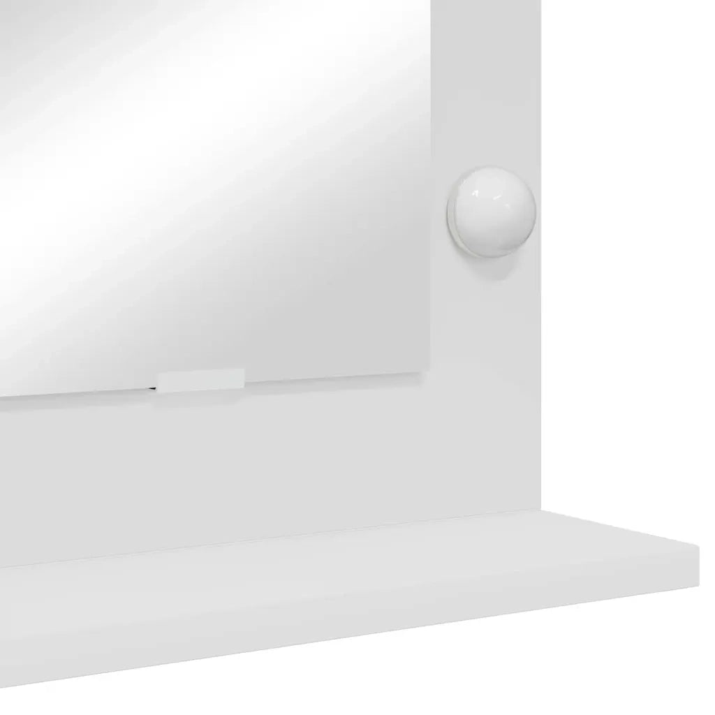 Specchio da Vanit¨¤ Rettangolare Bianco 80 x 45 x 18 cm