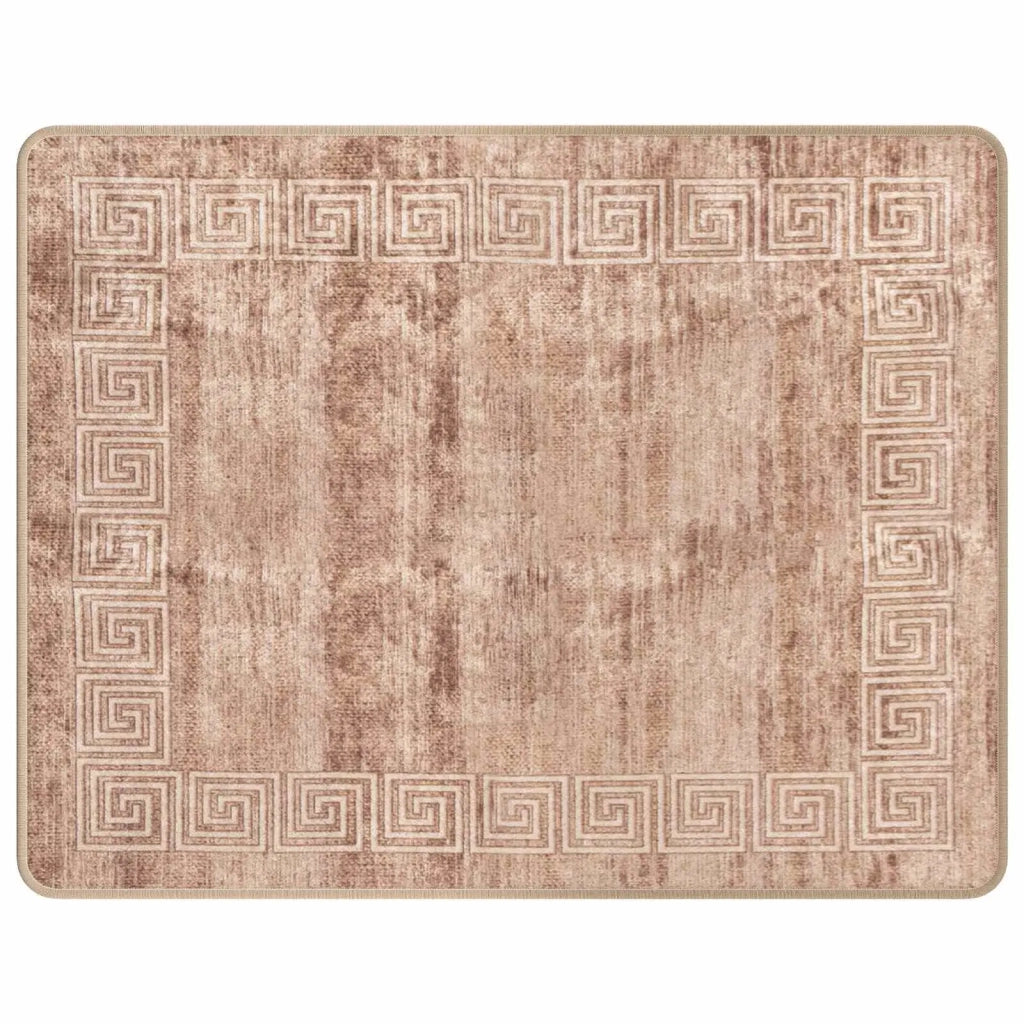 Runner Tappeto MARSA Bianco 80 x 100 cm Poliestere e PVC 42023308