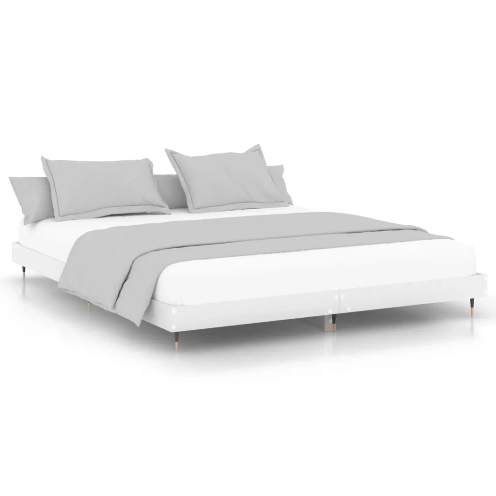 Giroletto-Struttura Letto Bianco 120x200 cm in Legno Multistrato 391856