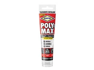 POLYMAX HIGH TACK EXPRESS TRASPARENTE- - gr.115 - 3 blister BOSTIK
