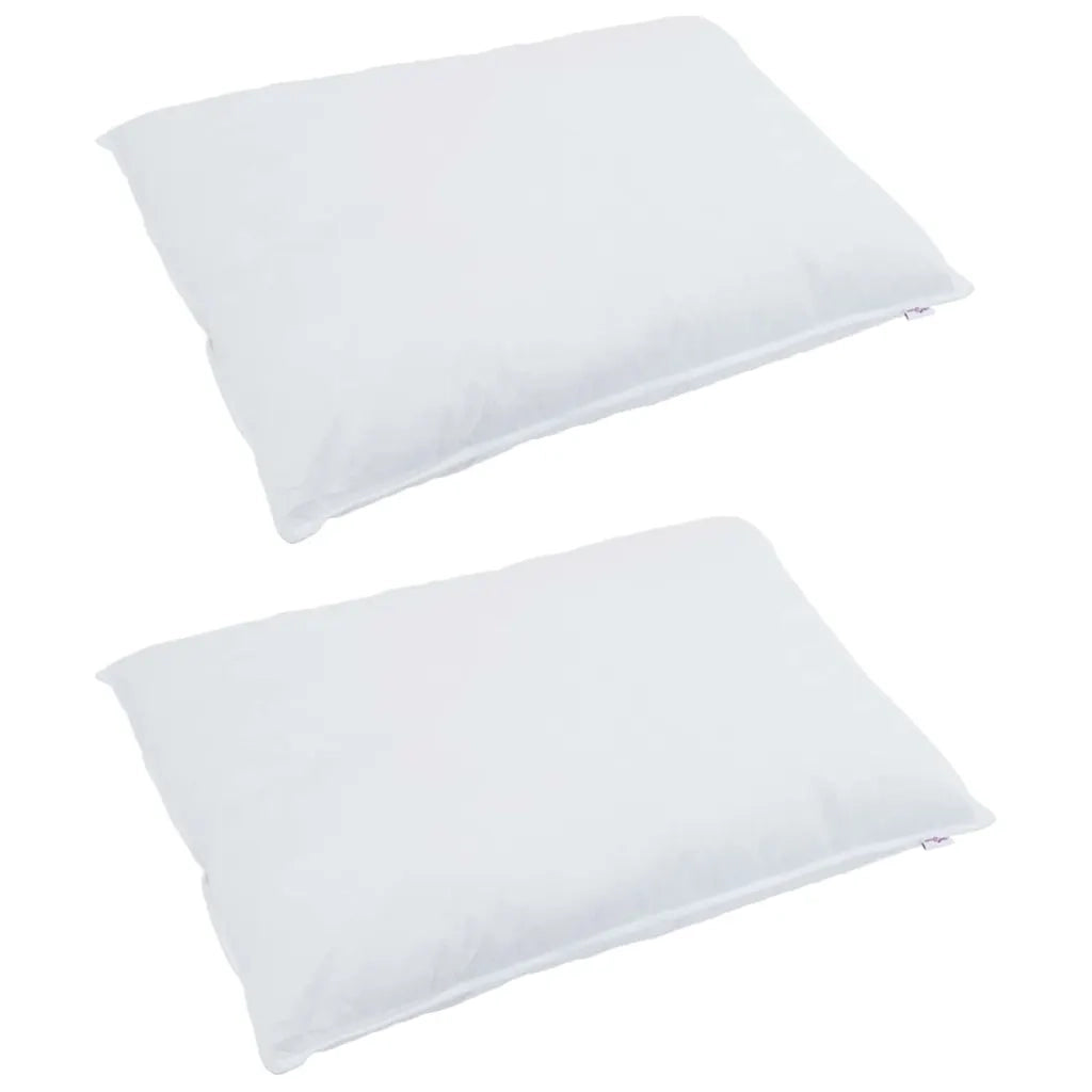 Cuscino con cuscino 2 pcs Bianco 60 x 80 cm Piuma 42007692