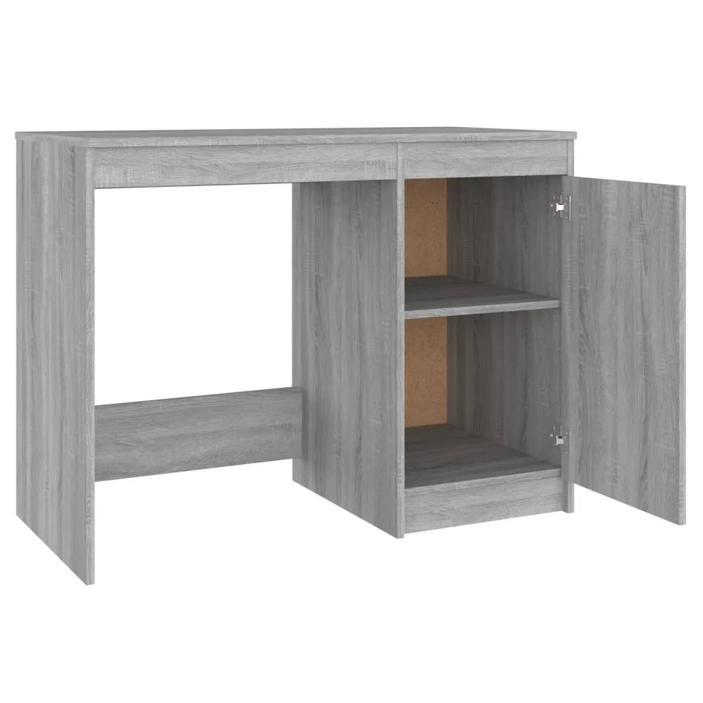 Scrivania Grigio Sonoma 100x50x76 cm in Legno Multistrato 815487
