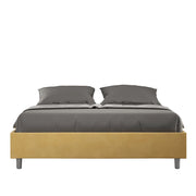 Letto Matrimoniale Sommier 160x210 cm Senza Rete Azelia Ocra