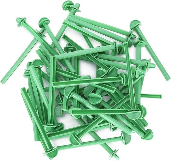 Palo per Uccelli in Plastica da Appendere 50 Pezzi - Stand per Pappagallo, Barboncino e Giocattoli per Piccoli e Medi Uccelli.