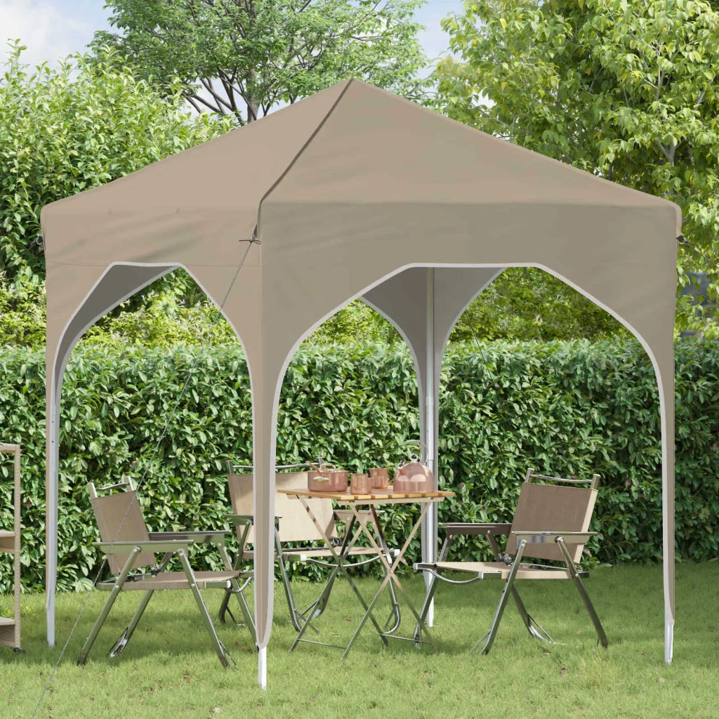 Tenda per feste a pop-up 194 x 194 x 245 cm Crema 42019812