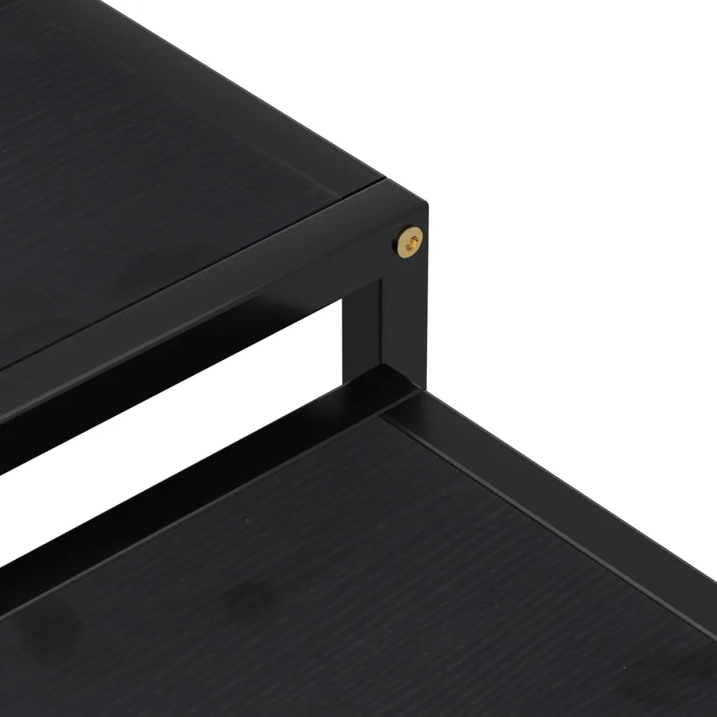 Tavolini 2 pz in MDF Neri 331658