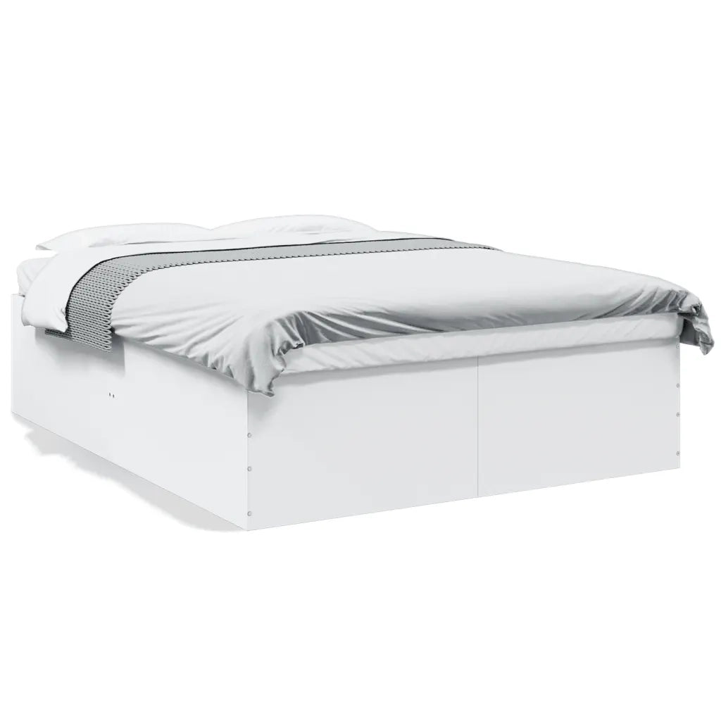 Giroletto-Struttura Letto Bianco 160x200 cm in Legno Multistrato 737147