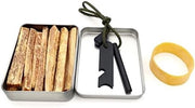 Set di sopravvivenza all'aperto con accendino e multitool