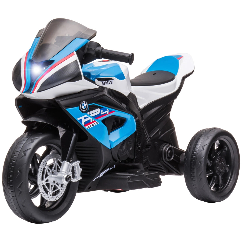 Moto Elettrica per Bambini 1,5-5 Anni ¨C Xylo ¨C Blu con Fari e Musica 82,5x42x54cm