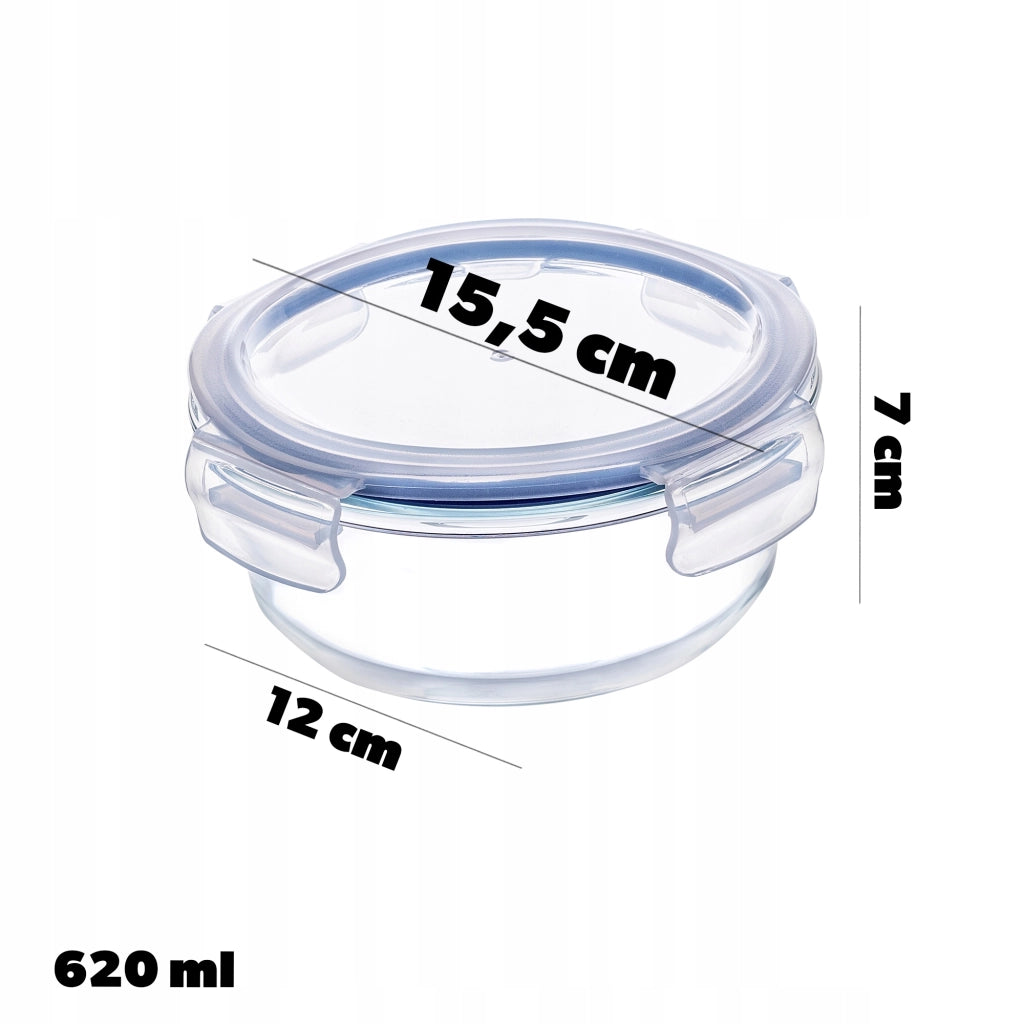 Contenitore per alimenti KADAX, portapranzo da 620 ml con coperchio