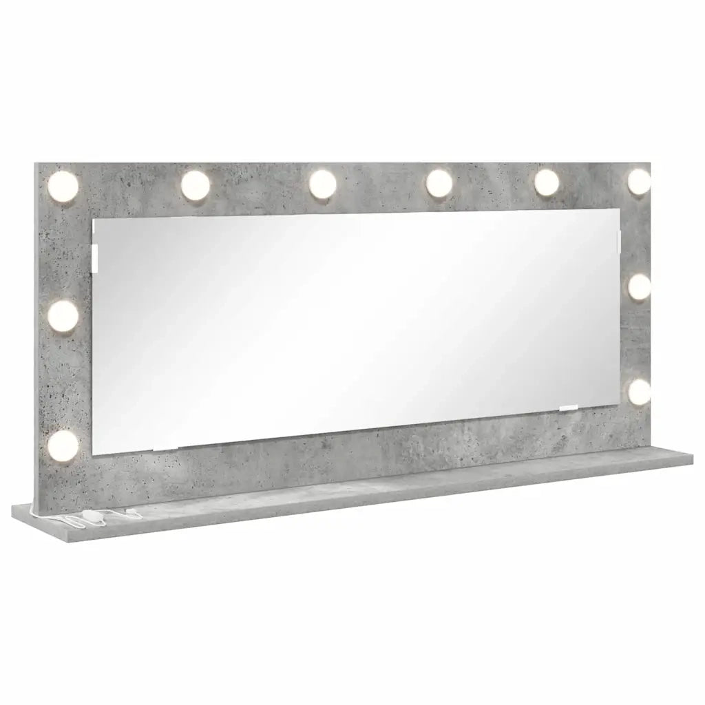 Specchio da Vanit¨¤-Specchio da Trucco Grigio cemento 100 x 45 x 18 cm