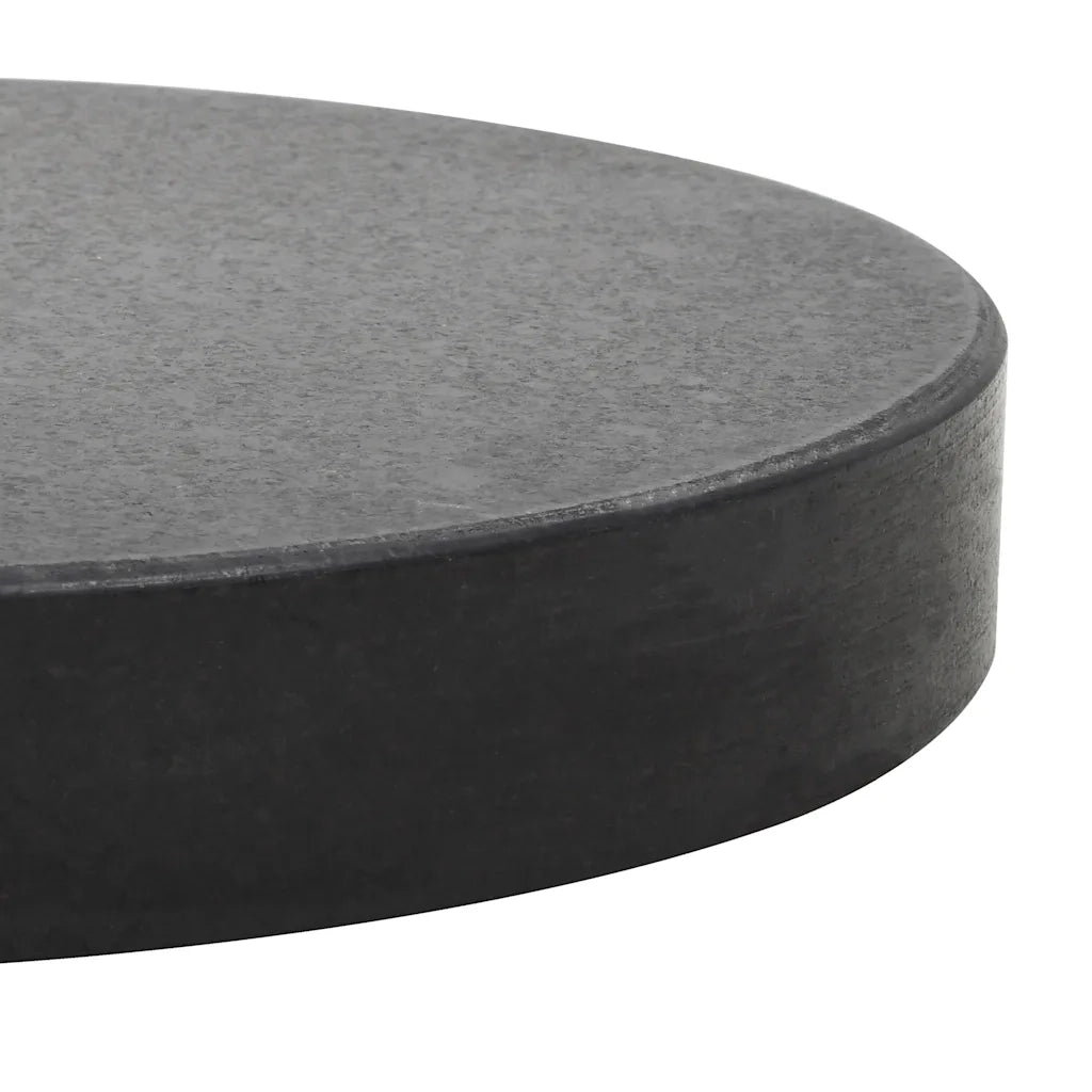 Base per Parasole Circolare in Granito Nera 20 kg 45068