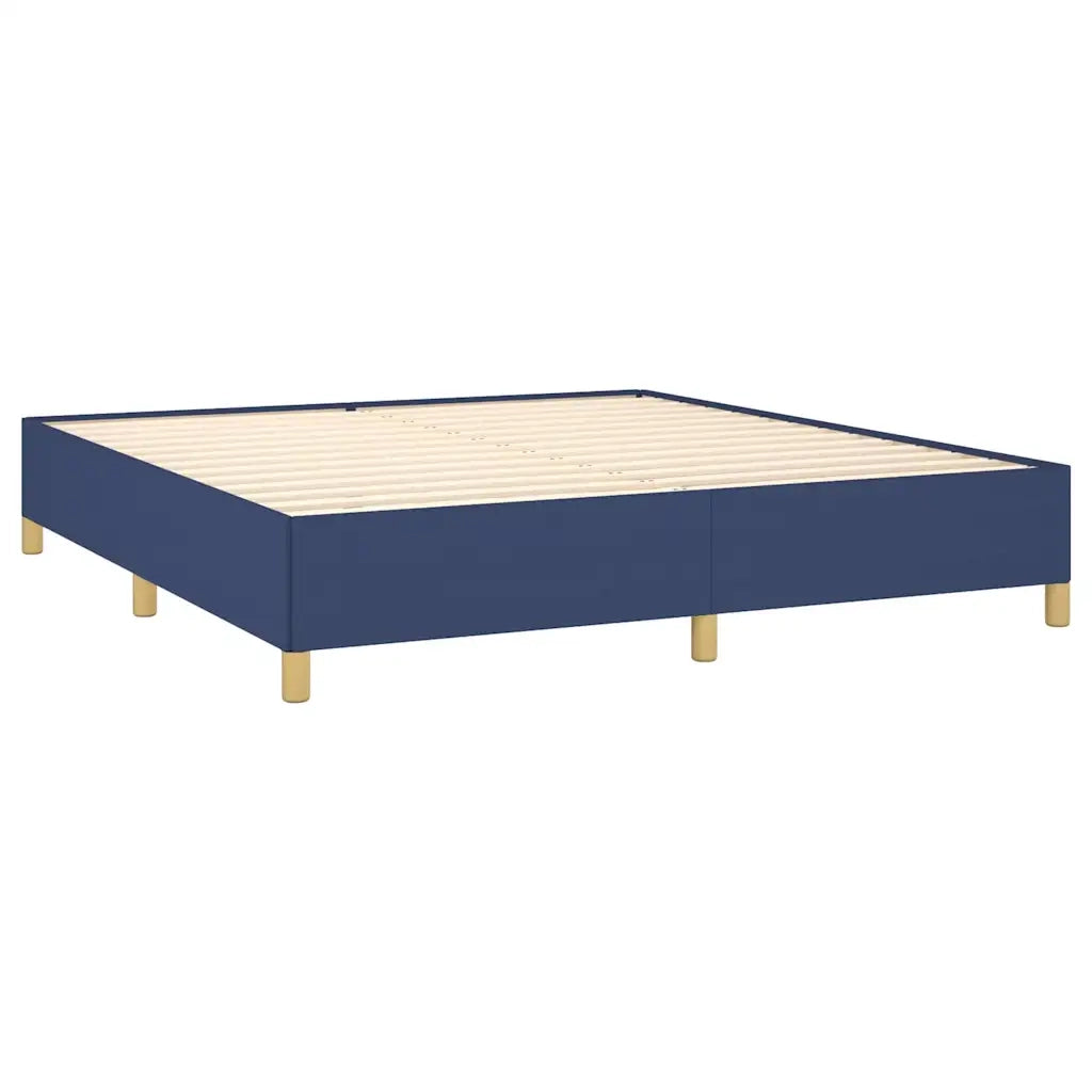 Giroletto a Molle con Materasso Blu 180x200 cm in Tessuto 3128627