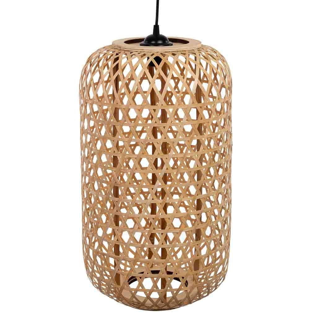 Lampada da soffitto in bambù D31x55h cm