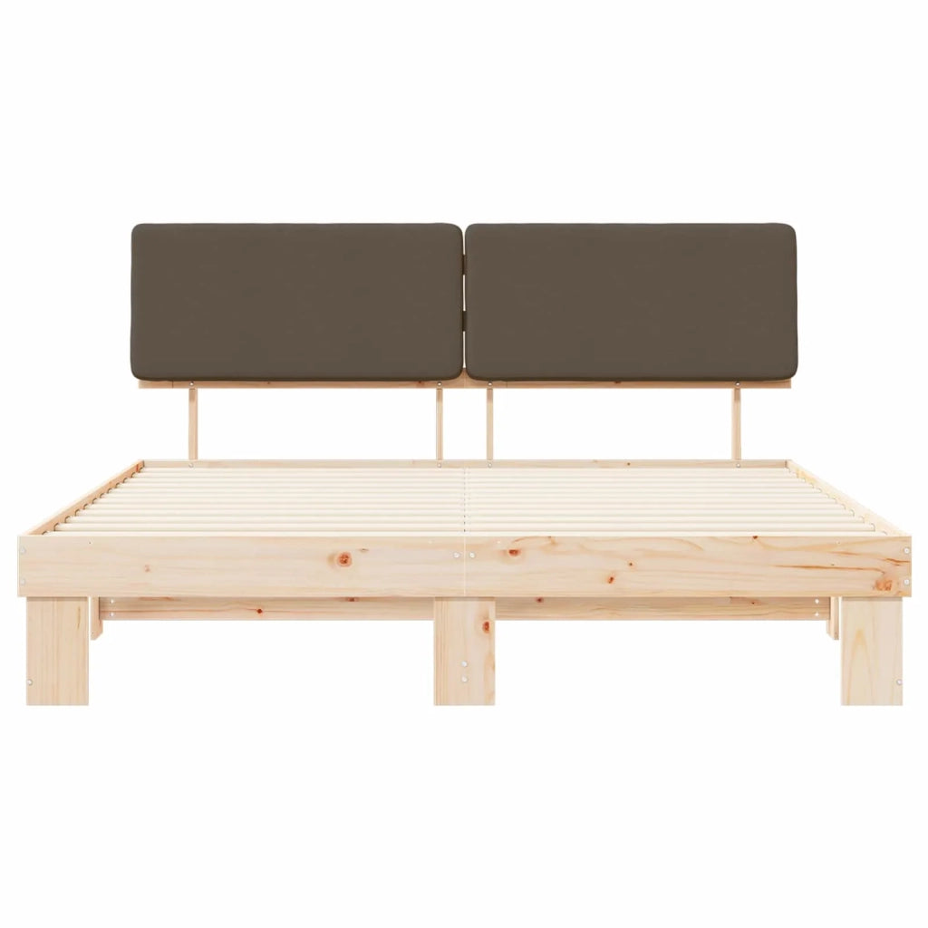 Letto con Testiera Rivestita Talpa 180 x 200 cm Pino massello 3398082