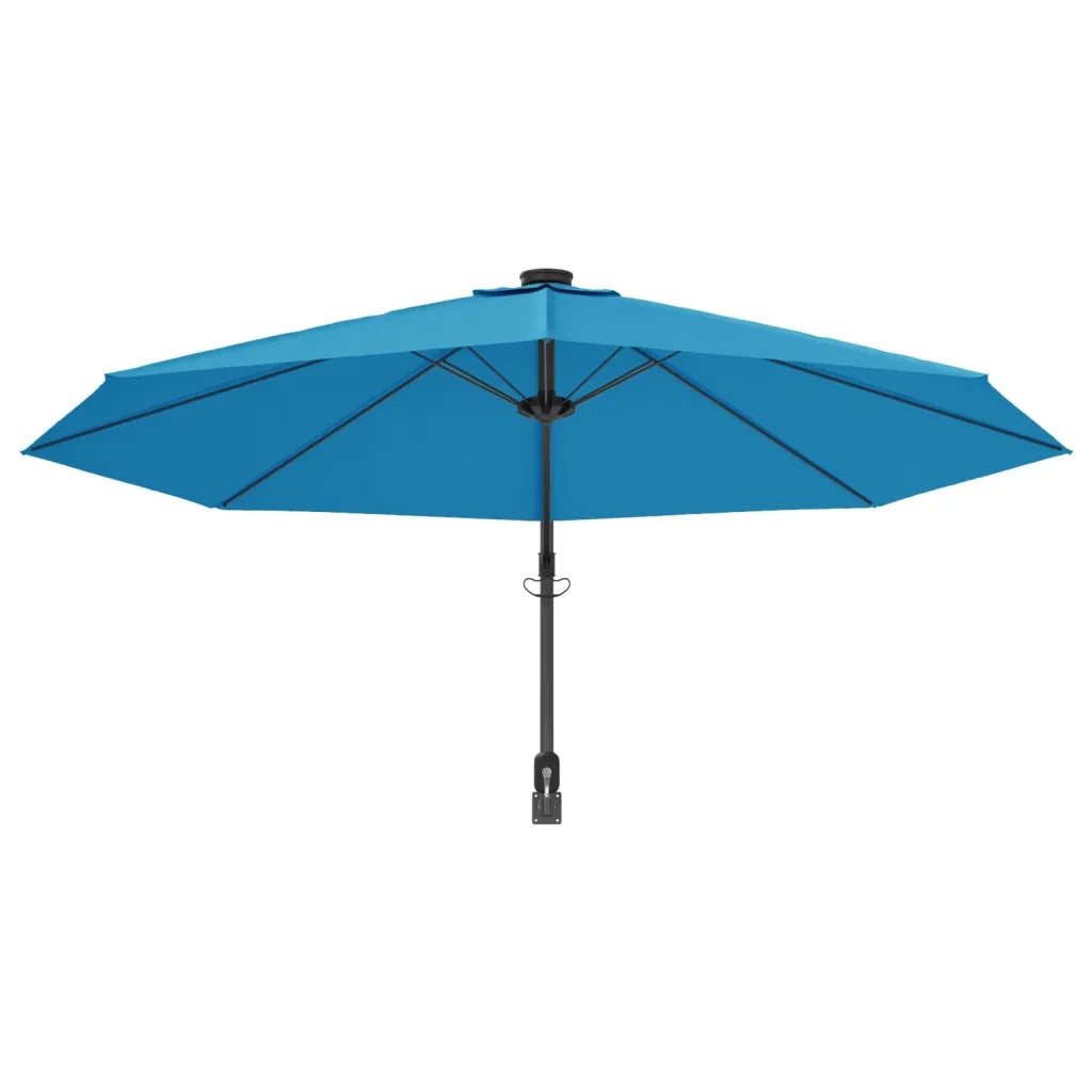 Ombrellone a Parete Blu Mare 290 cm 362890