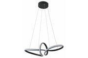 Lampada a sospensione geometrica nera Adila LED 30W Reality