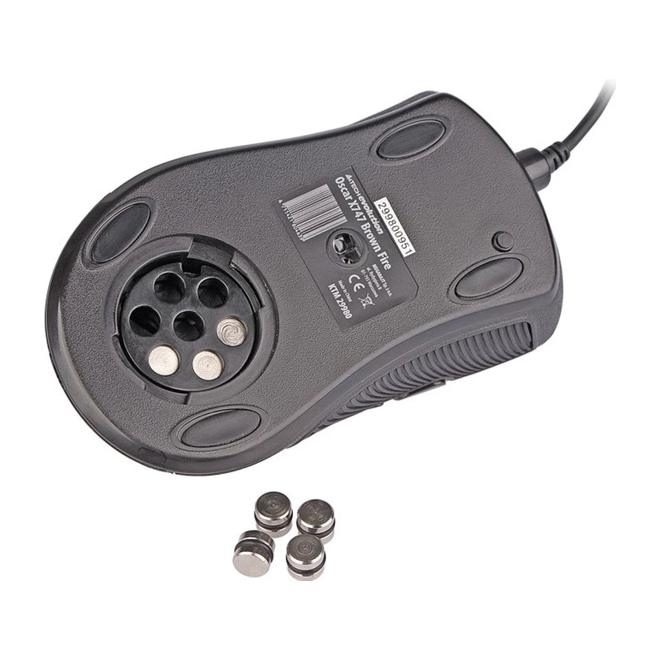 Mouse da gioco laser A4Tech Anti-Vibrate XL-747H USB Tipo-A 3600 DPI