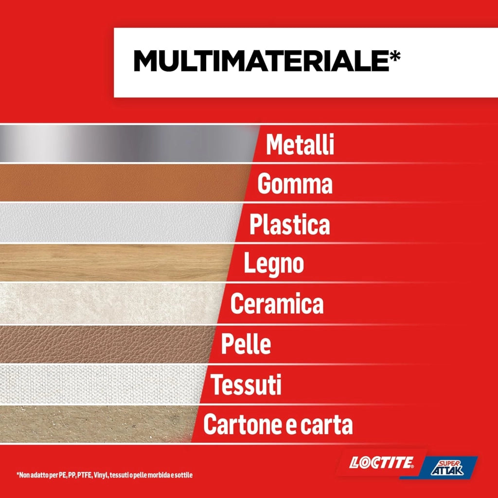 SUPER ATTAK 'CREATIVE' gr.   3- 12 pezzi  - LOCTITE