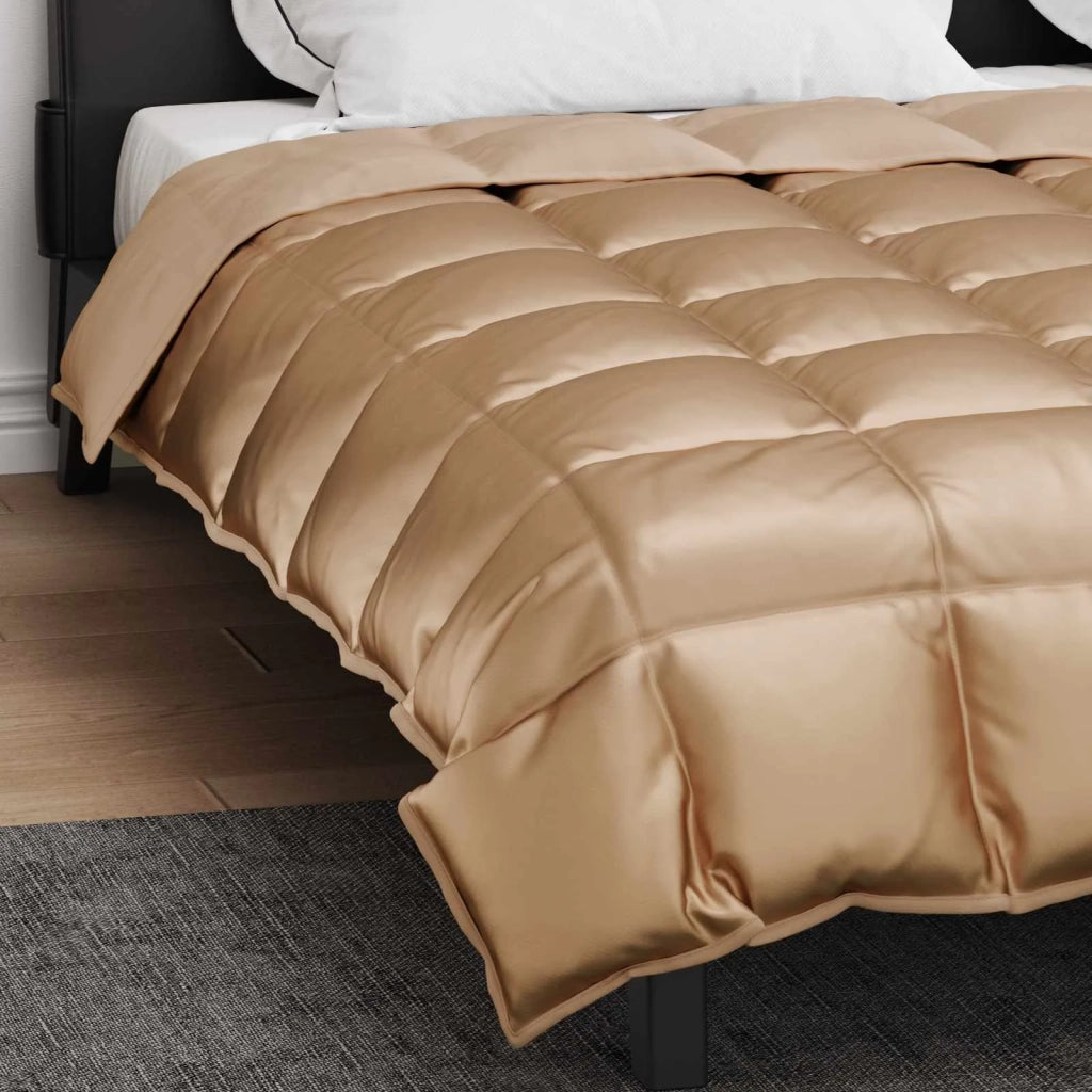 Piumone | Duvet Invernale Oro 200 x 200 cm Satin e Micropile