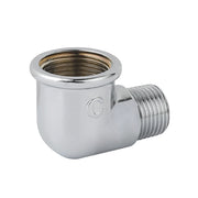 GOMITO RIDOTTO FM OTTONE CROMO- 1 x 1/2- CAVAL- pezzi 5