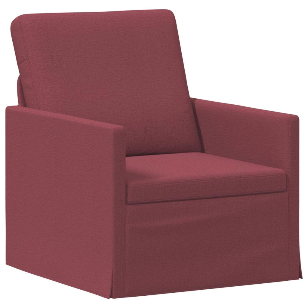Set di divani 2 pcs Rosso Vino Tessuto 3433165