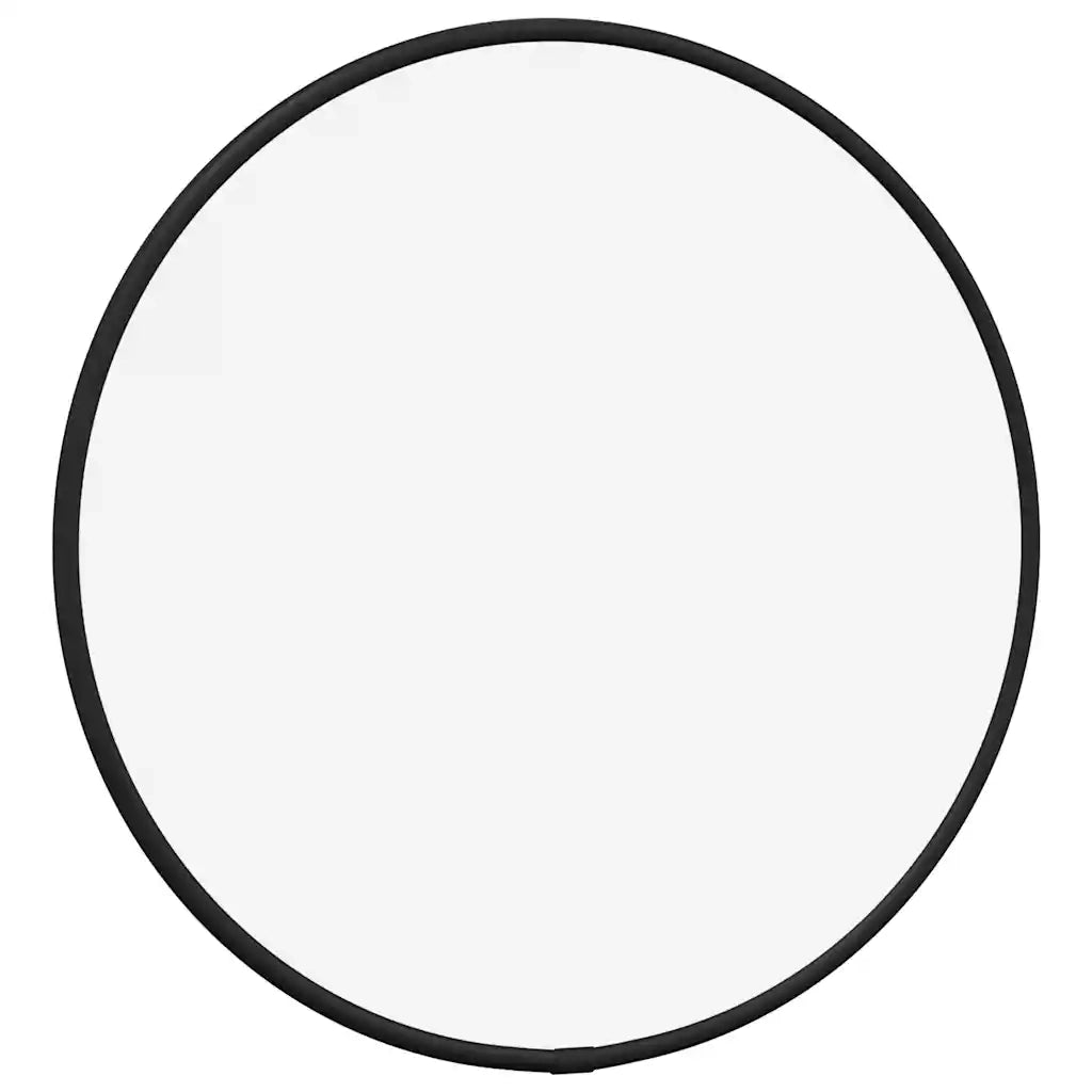 Specchio da Parete Nero Ø 30 cm Rotondo 348184