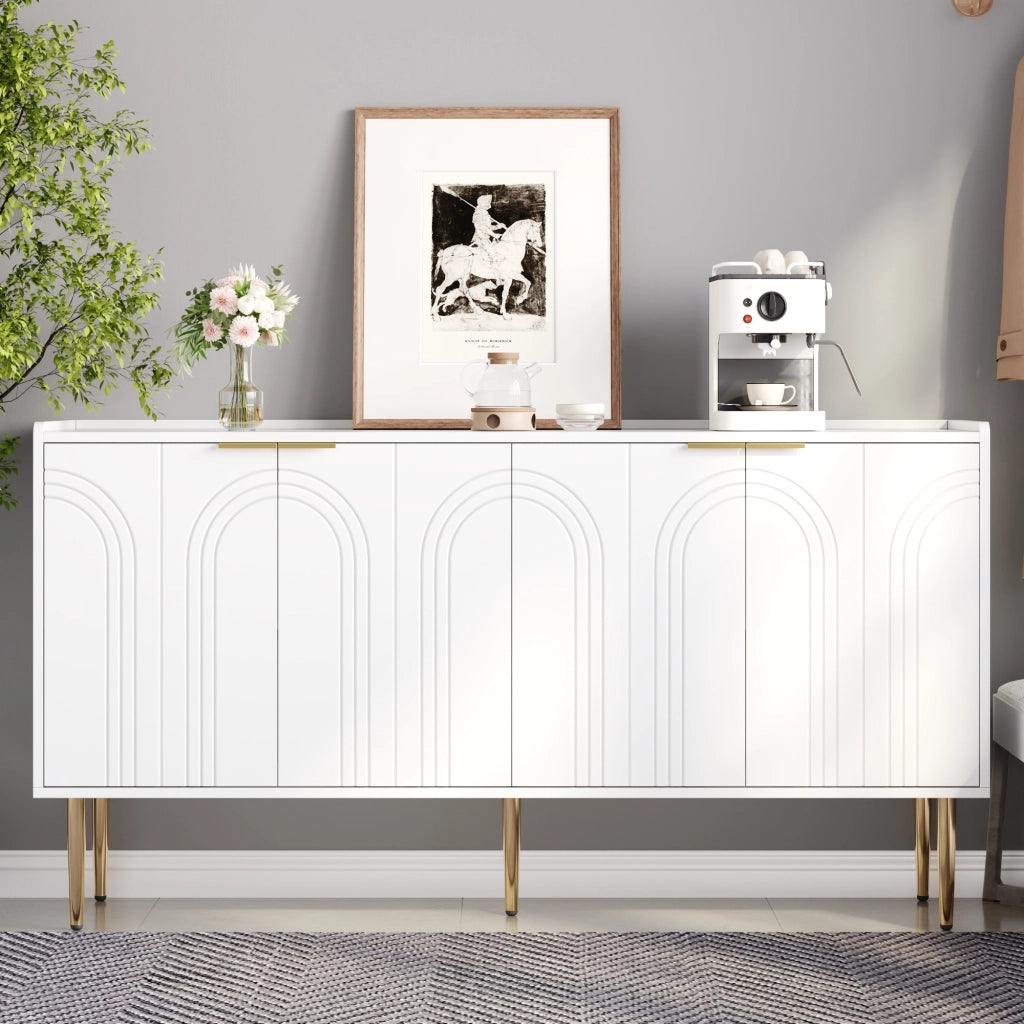 Credenza Moderna ¨C Xylo ¨C Legno, Soggiorno, 140x38x75 cm