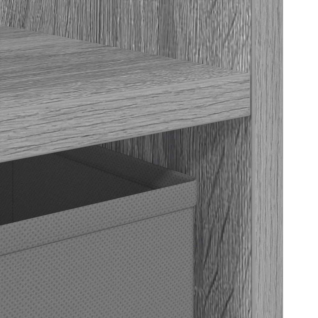 Comodino Grigio Sonoma 35 x 32 x 68,5 cm Legno multistrato 8000638