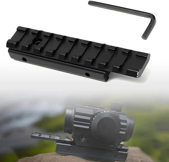 Adattatore di rail da 11 mm a 20 mm per montaggi tattici