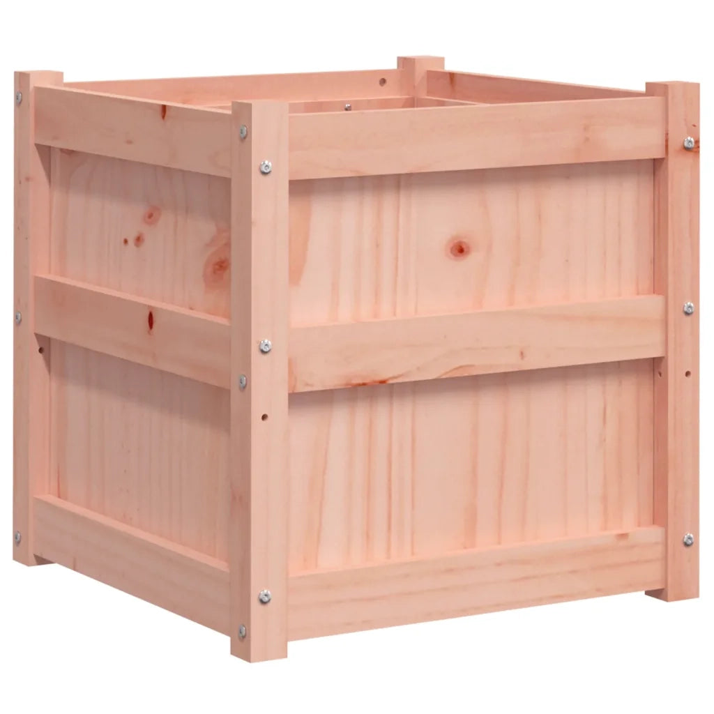 2 pz Fioriere | Cassetta per fiori | Vaso da Giardino in Legno Massello di Douglas