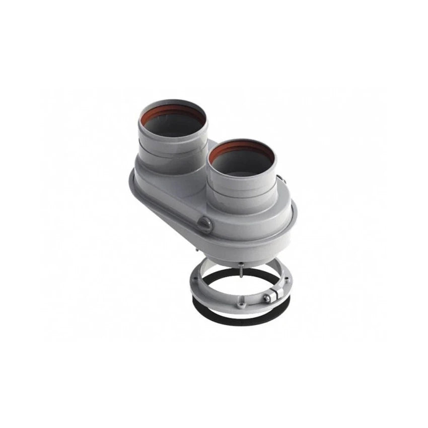 SDOPPIATORE FUMI COMPATTO PER SCALDINO 60/100-80 ARISTON 3318034