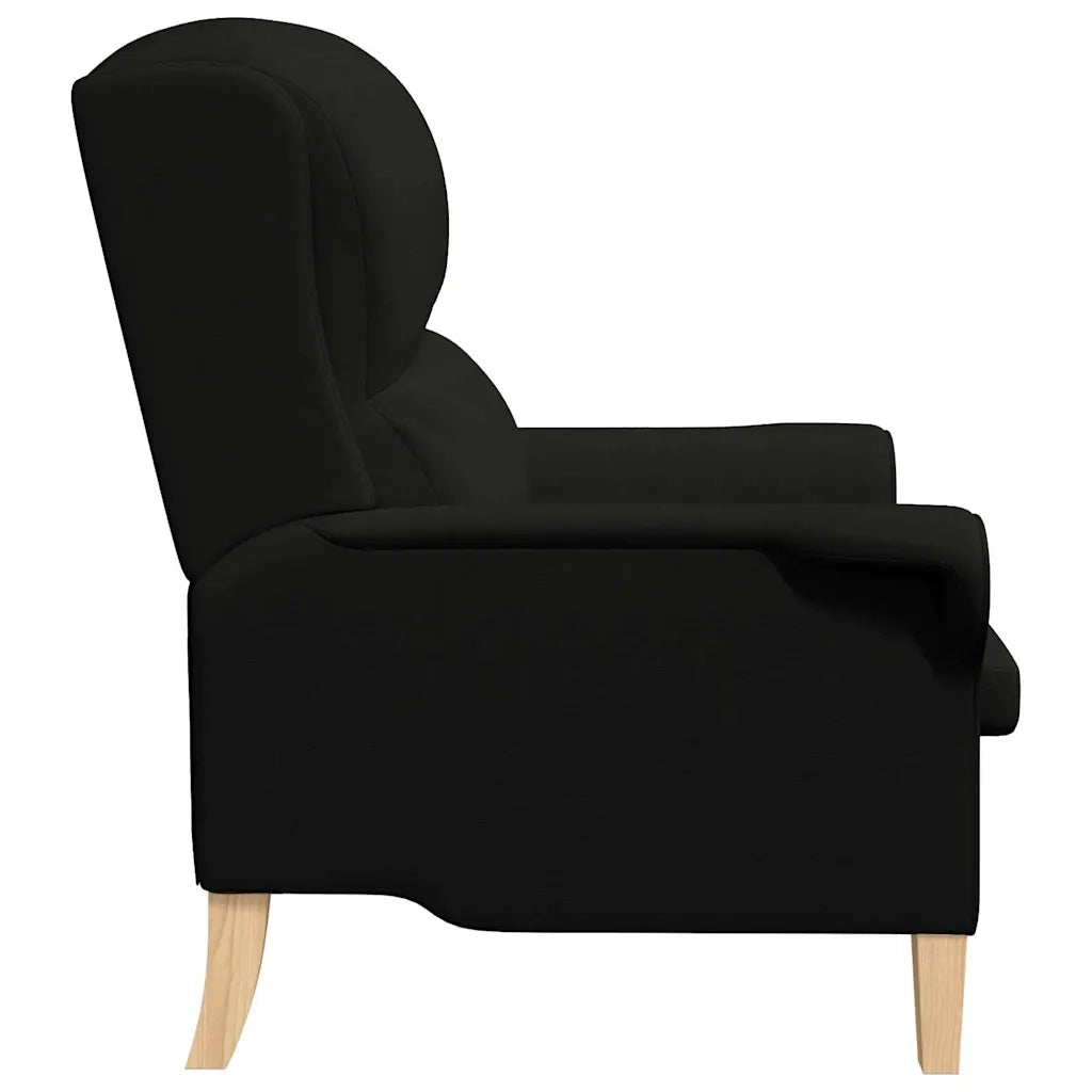 Poltrona | Sedia Relax Nero Tessuto