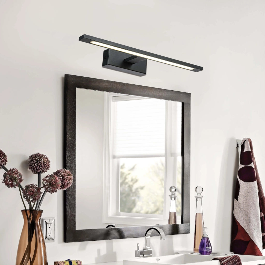 Applique Isla media nera LED 12W 4000K IP44 Light Prestige